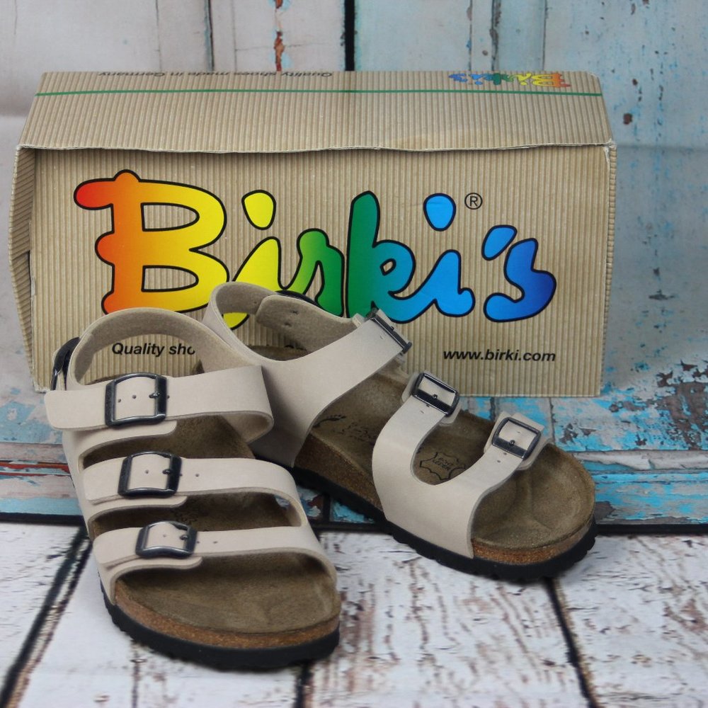 Birki's Birkibuc Leather Ellice Strap Sandals NIB